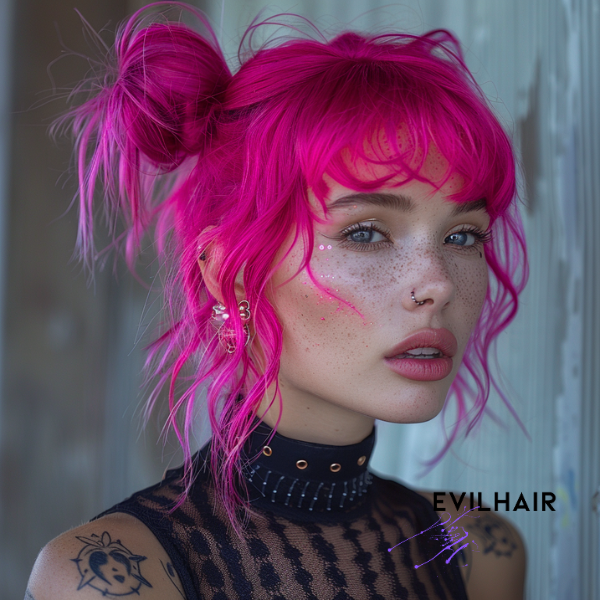 Intense Magenta Pink - Evilhair