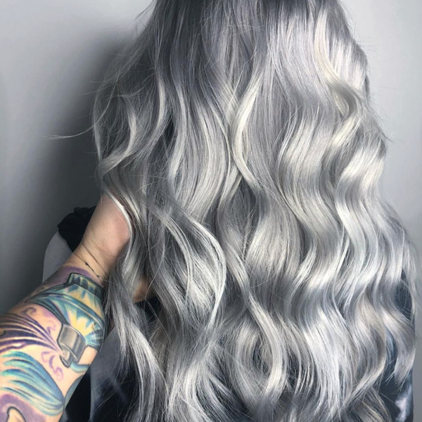 Pastel Silver Gray