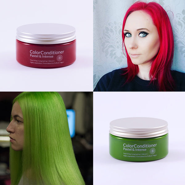 Intense Cherry Red + Intense Lush Green Bundle (400 ml)