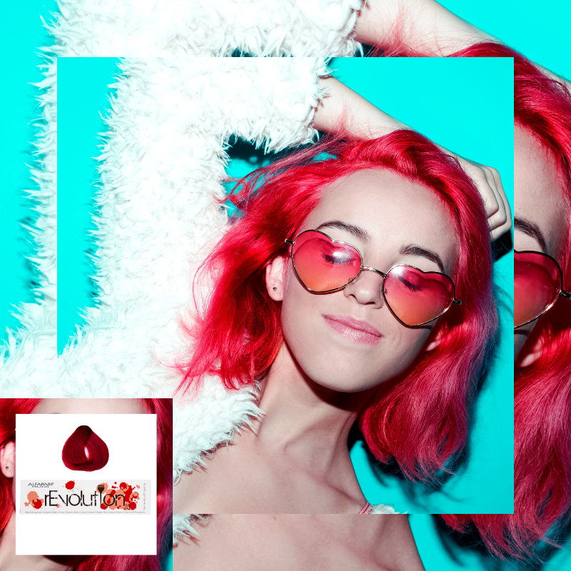 Deep red hair deals dye