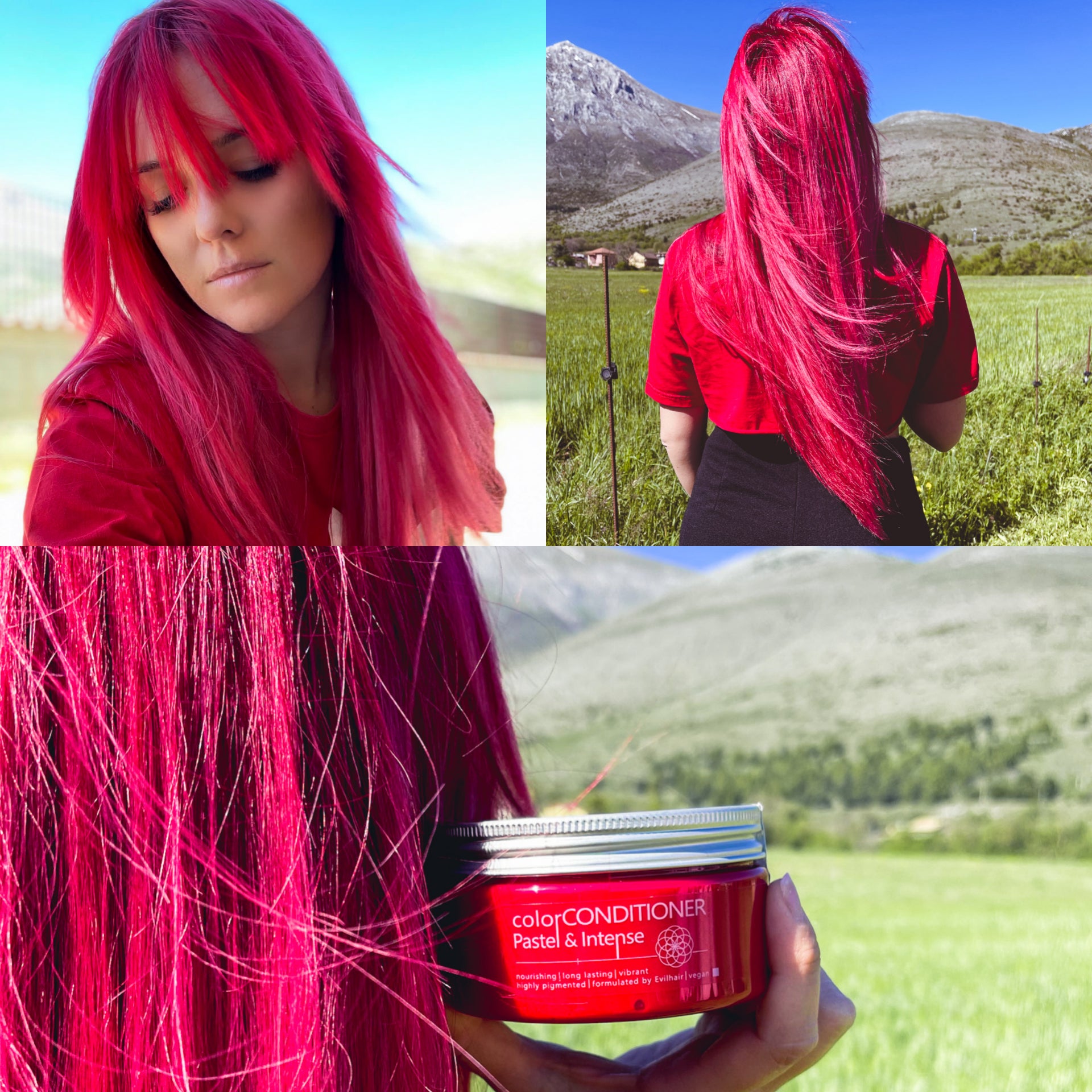 pastel red hair color
